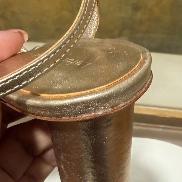 Reformation Metallic Sandals - Picture 8 of 16